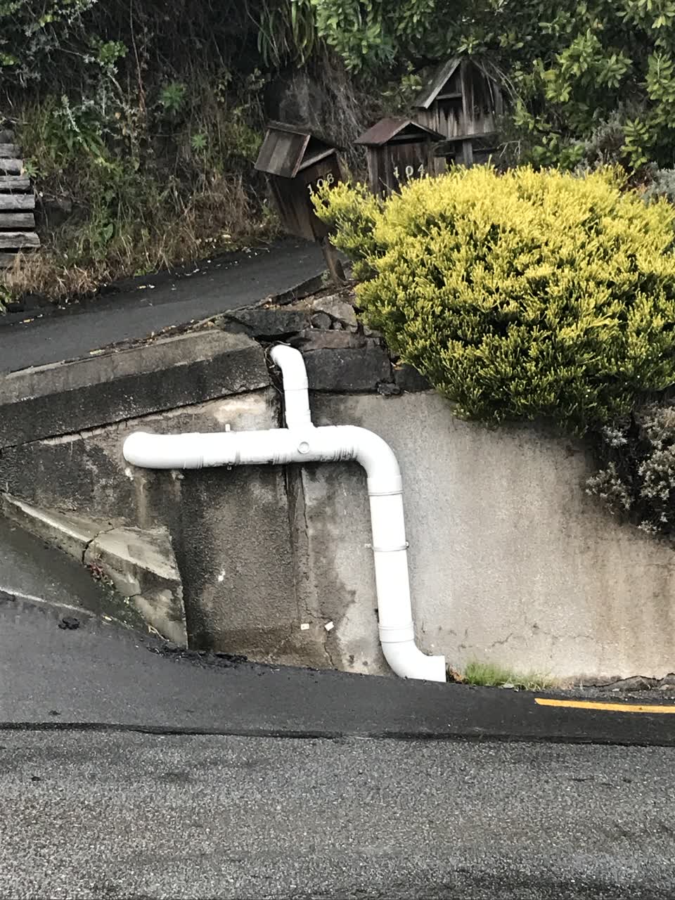 The photograph attached to this wastewater/stormwater report