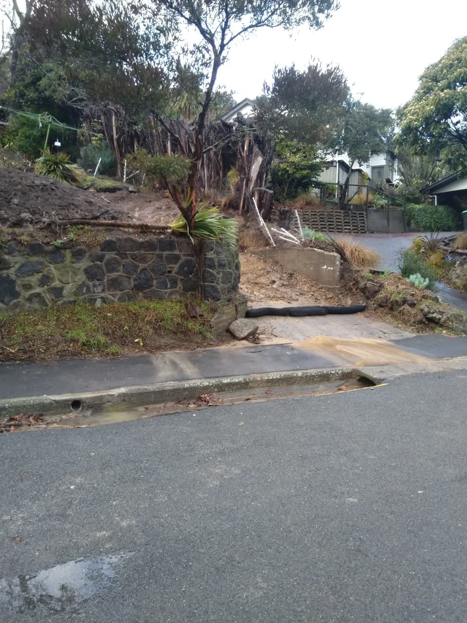 The photograph attached to this wastewater/stormwater report
