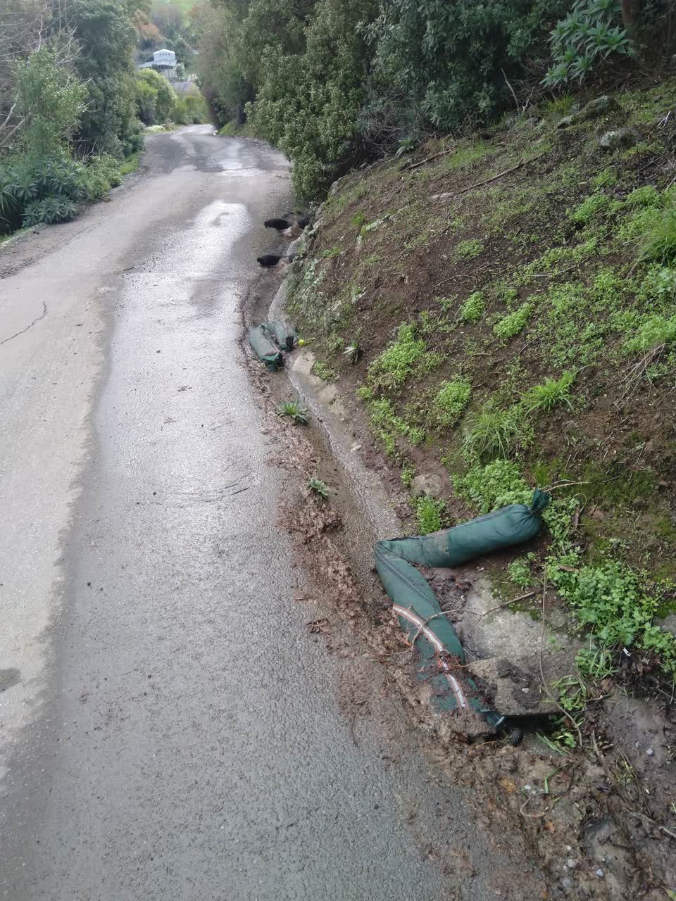The photograph attached to this wastewater/stormwater report