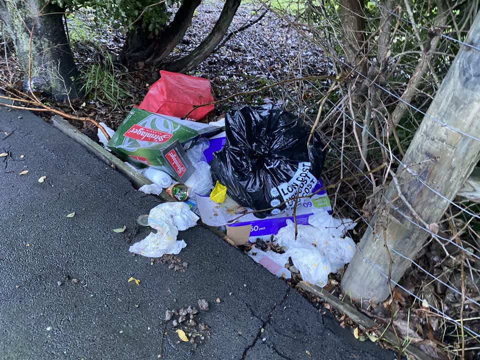 The photograph attached to this rubbish/recycling report