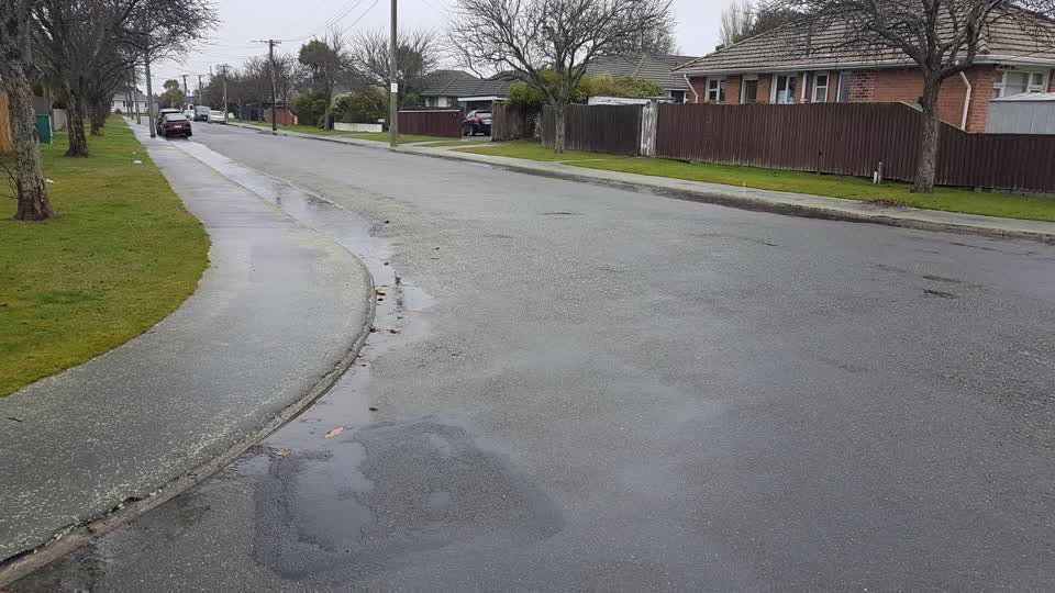 The photograph attached to this flooding report