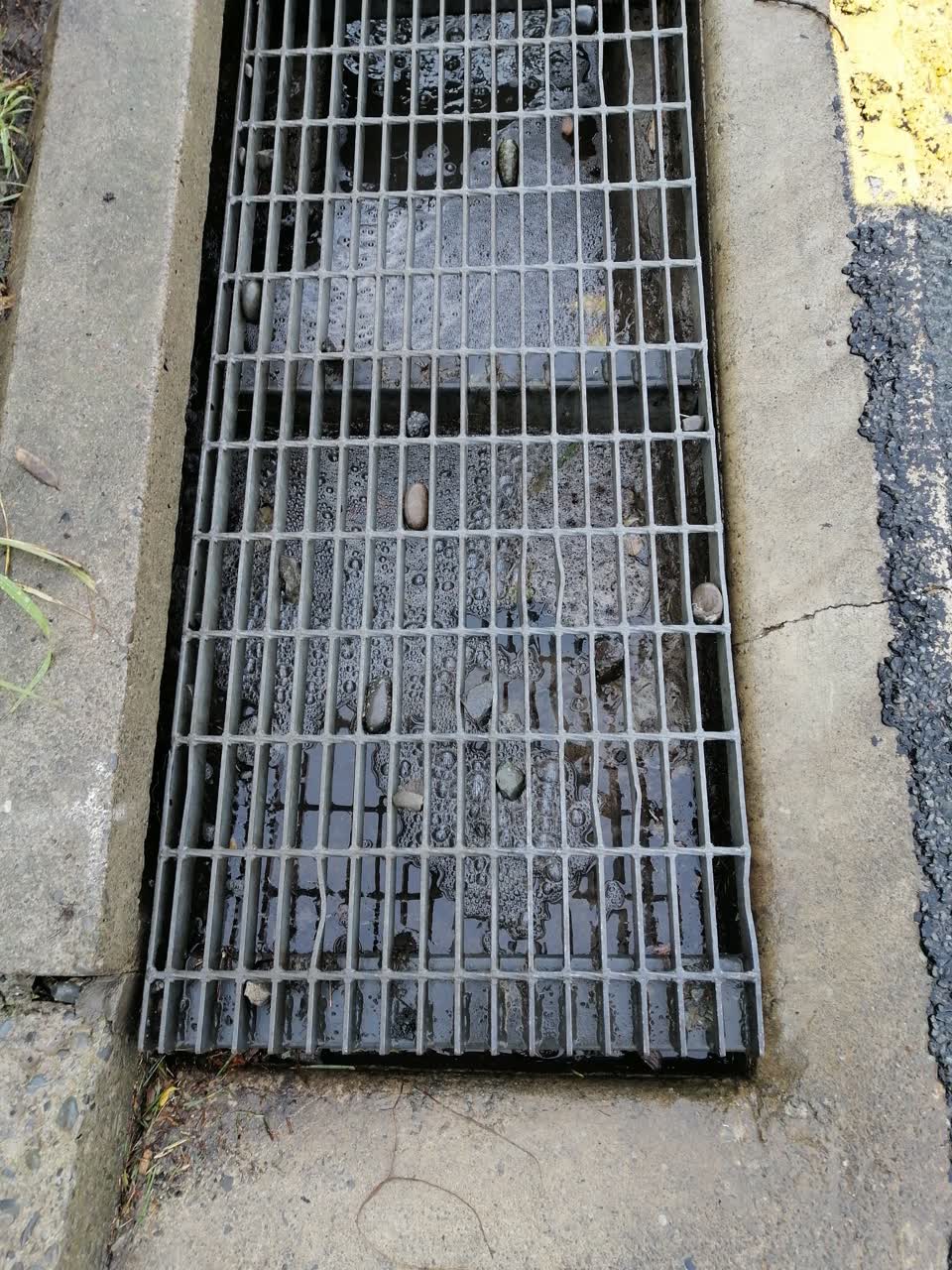 The photograph attached to this wastewater/stormwater report