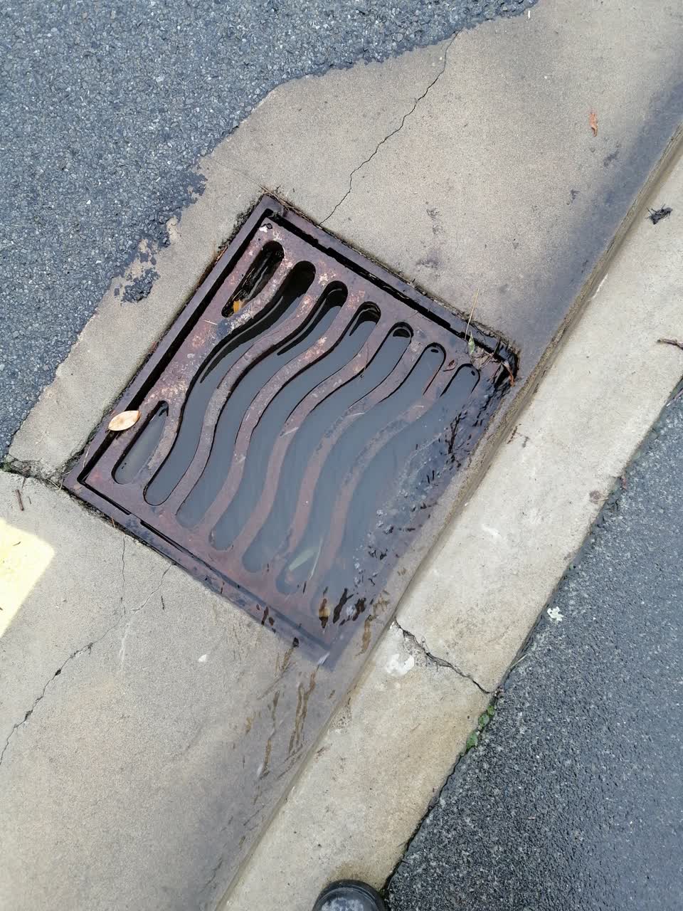 The photograph attached to this wastewater/stormwater report