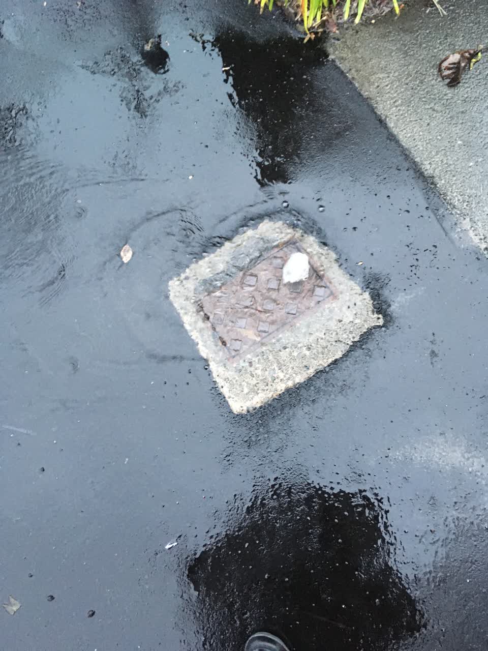 The photograph attached to this wastewater/stormwater report