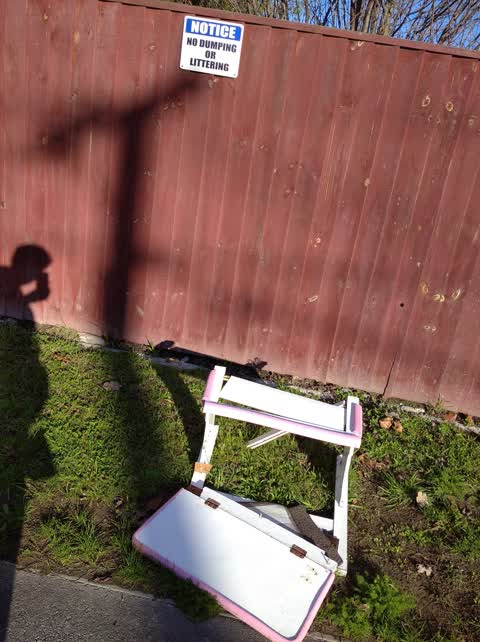Rubbish/Recycling, a report photo