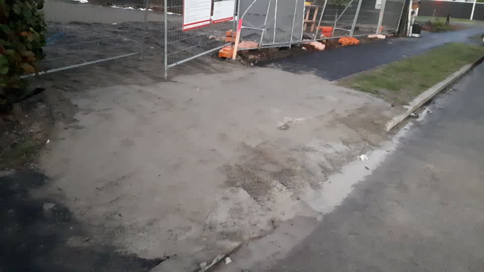 The photograph attached to this wastewater/stormwater report