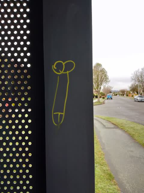 Graffiti, a report photo