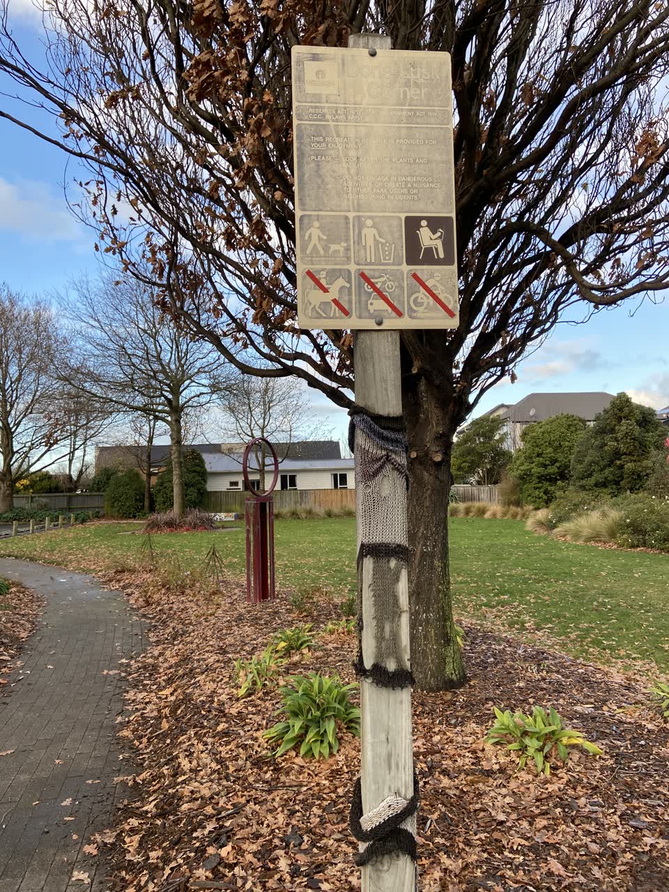 The photograph attached to this parks report