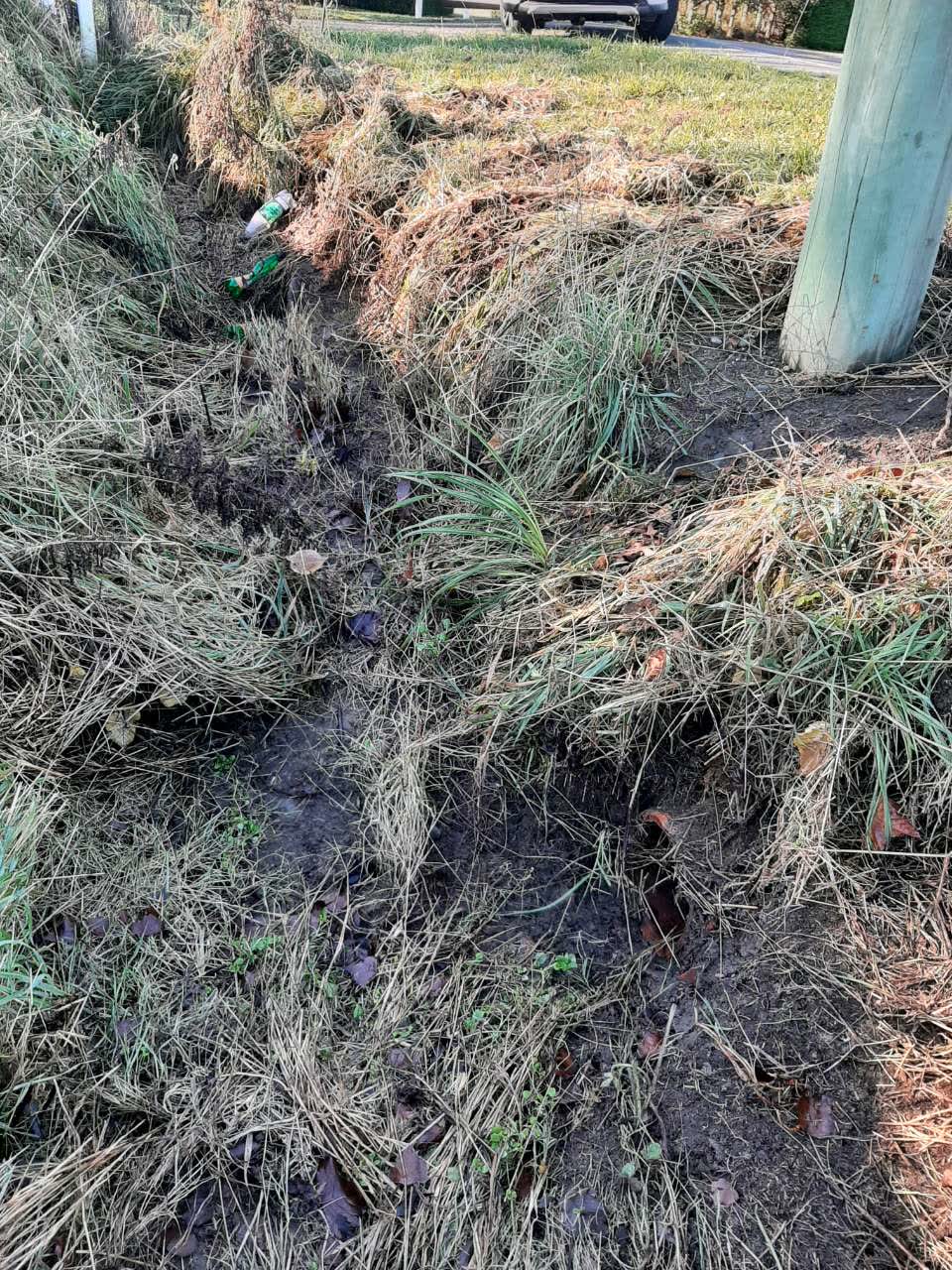 The photograph attached to this wastewater/stormwater report