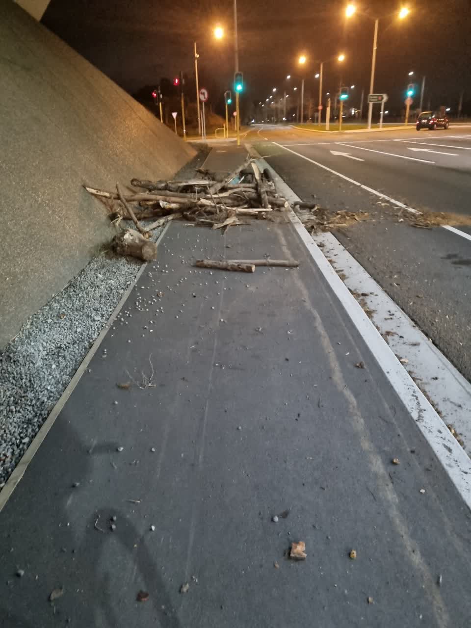 The photograph attached to this rubbish/recycling report