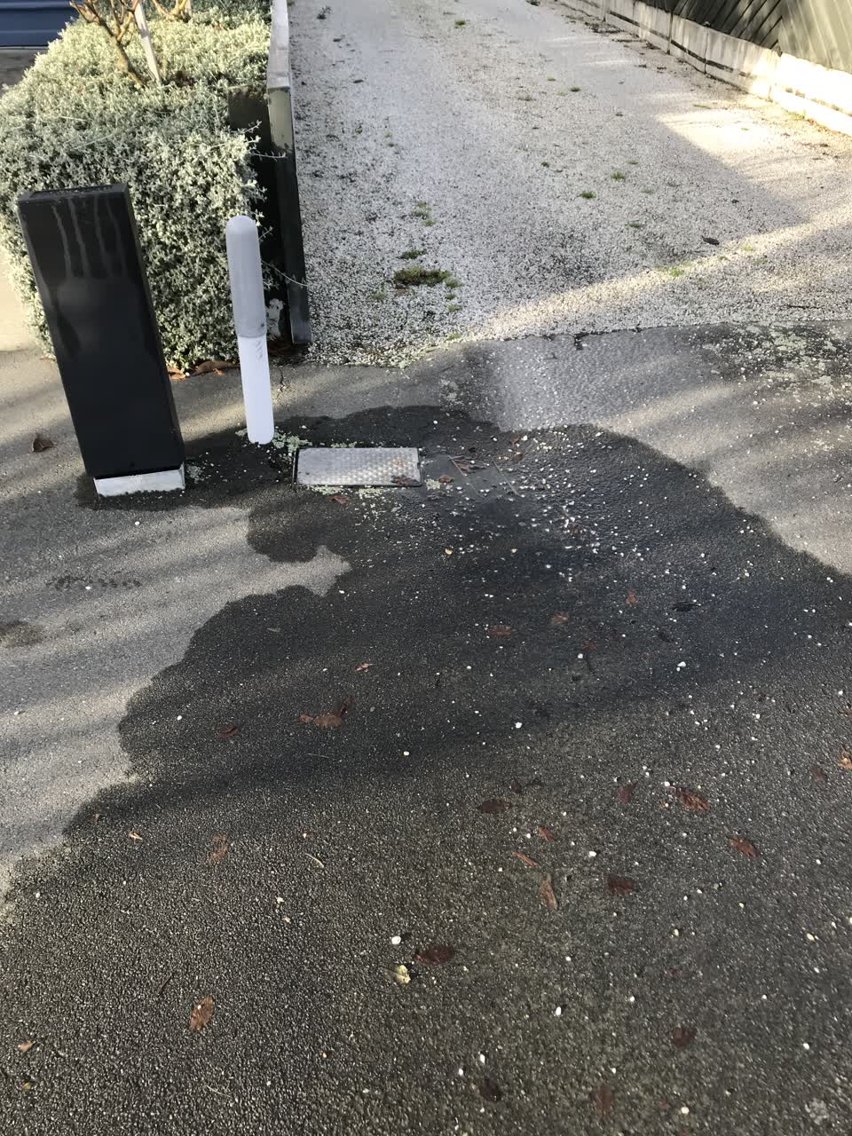 The photograph attached to this water supply report
