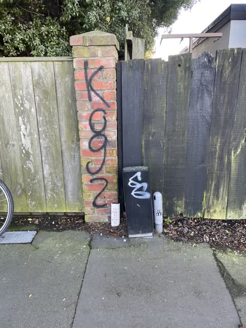 Graffiti, a report photo