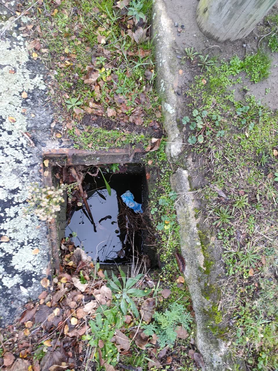The photograph attached to this wastewater/stormwater report