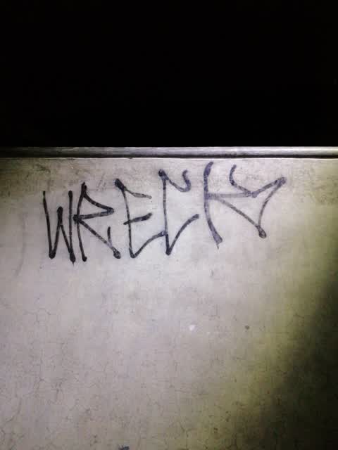 Graffiti, a report photo