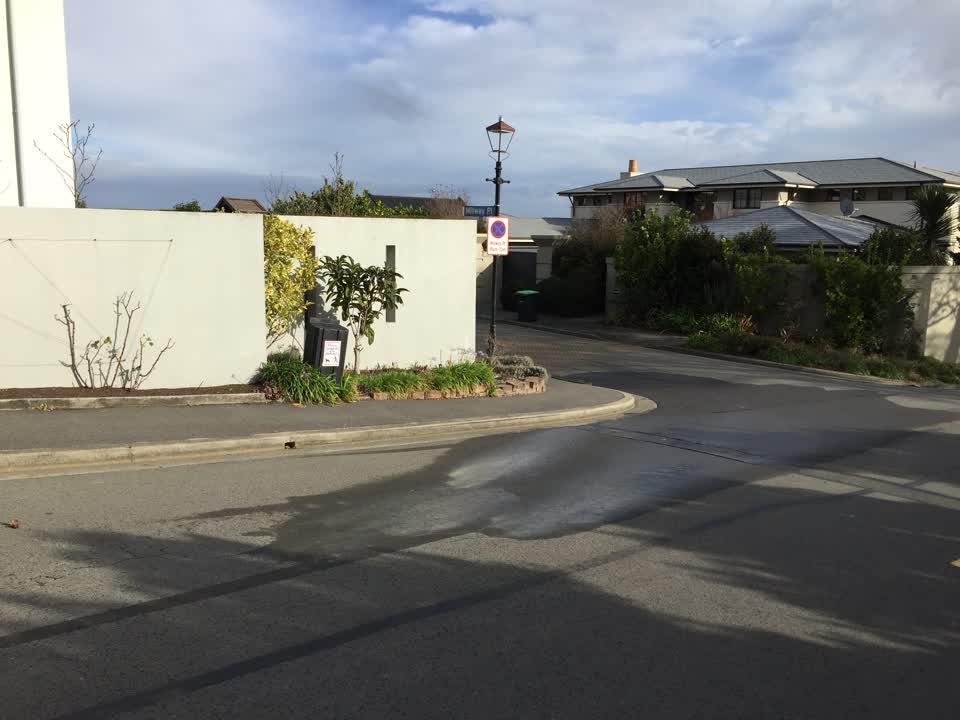 The photograph attached to this water leak report