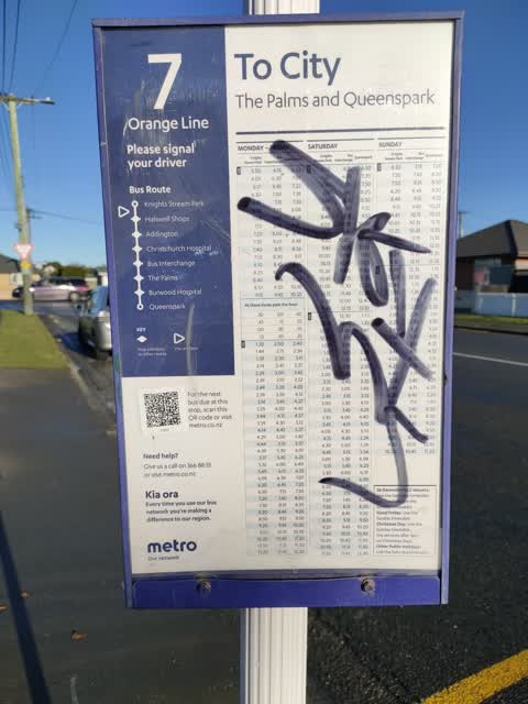 Graffiti, a report photo