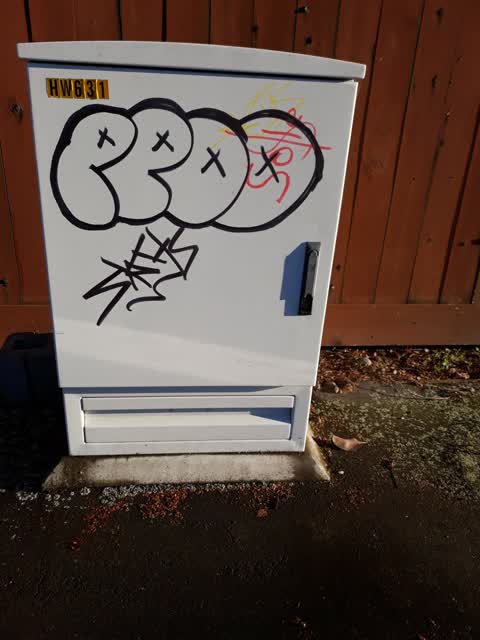 Graffiti, a report photo