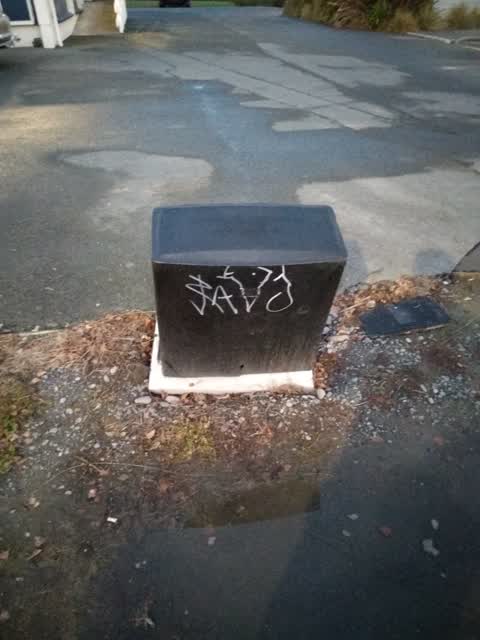 Graffiti, a report photo