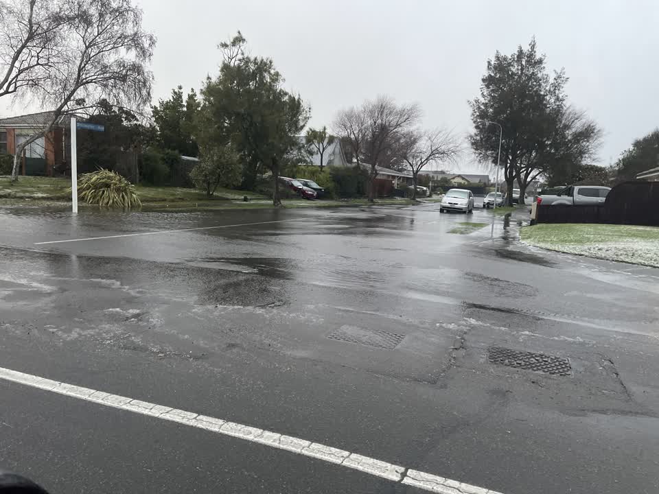 The photograph attached to this flooding report