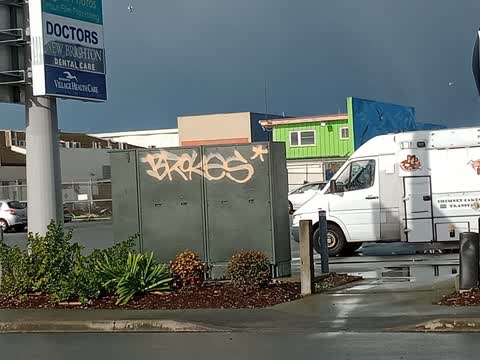 Graffiti, a report photo