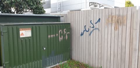 Graffiti, a report photo