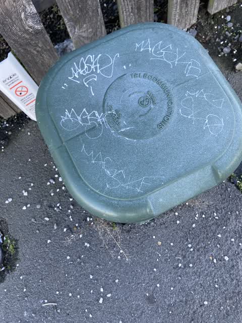 Graffiti, a report photo