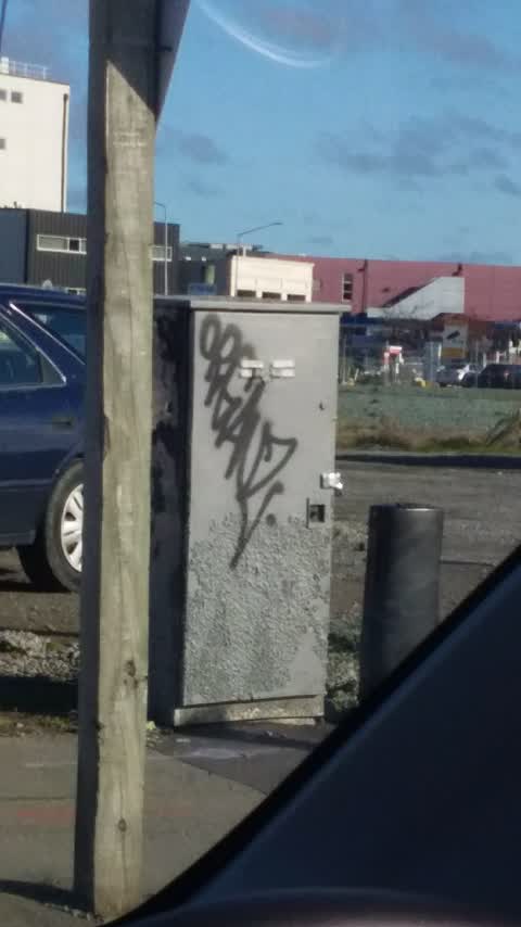 Graffiti, a report photo