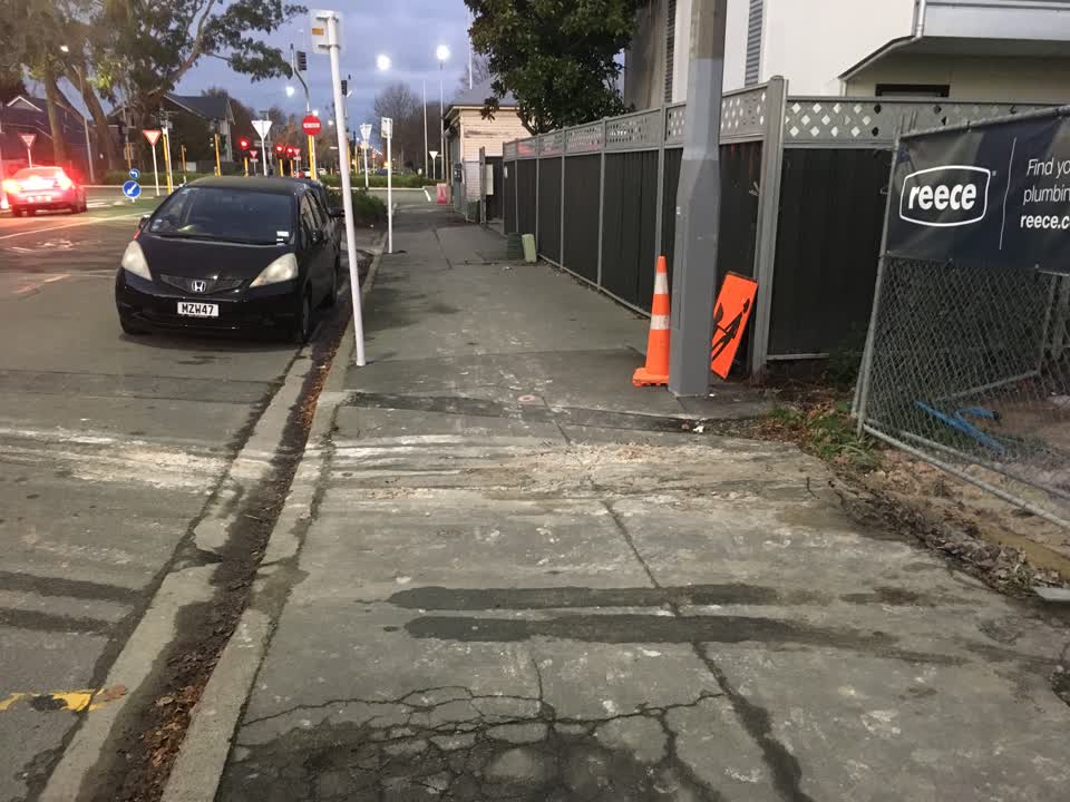 The photograph attached to this wastewater/stormwater report