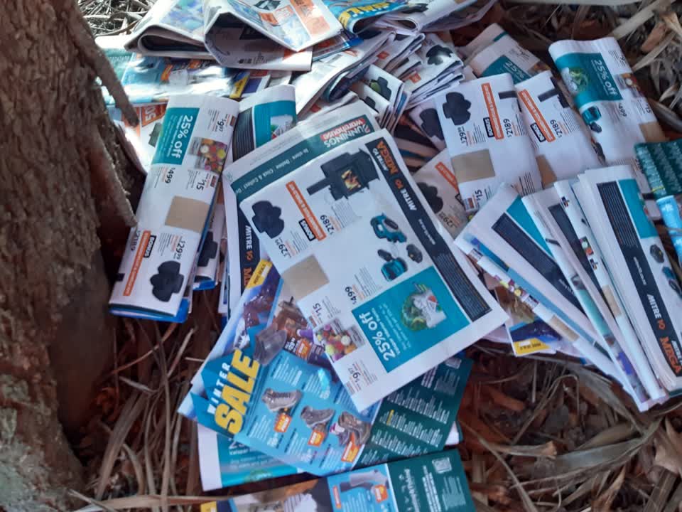 The photograph attached to this rubbish/recycling report