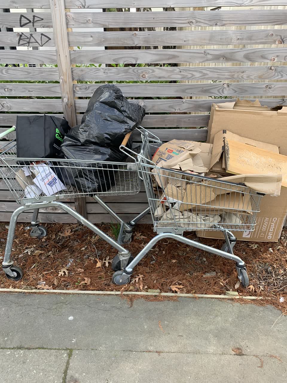The photograph attached to this rubbish/recycling report