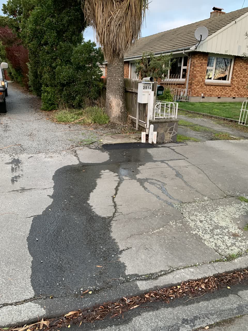 The photograph attached to this water supply report