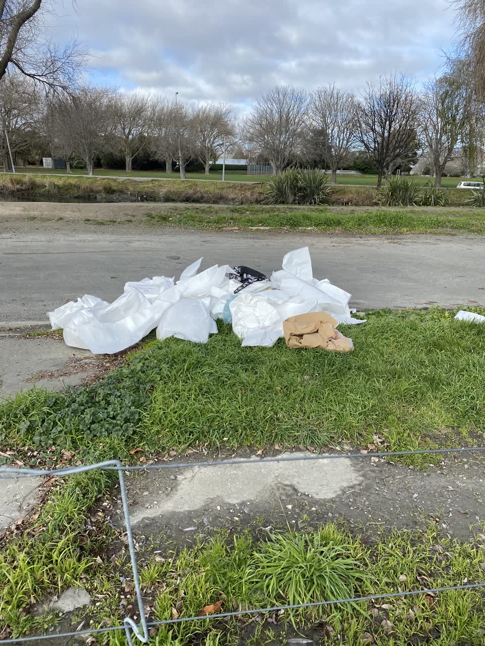 The photograph attached to this rubbish/recycling report