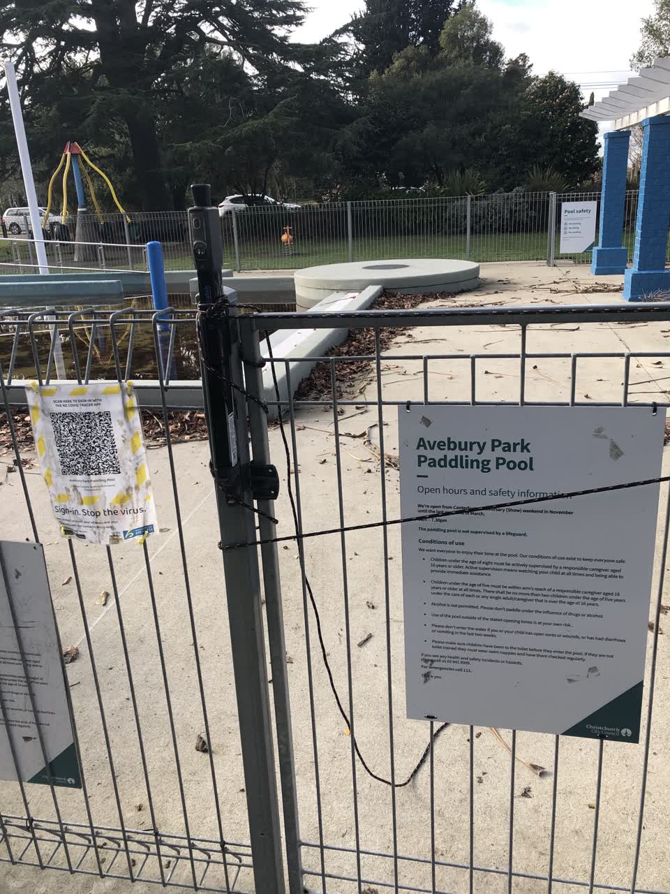 The photograph attached to this parks report
