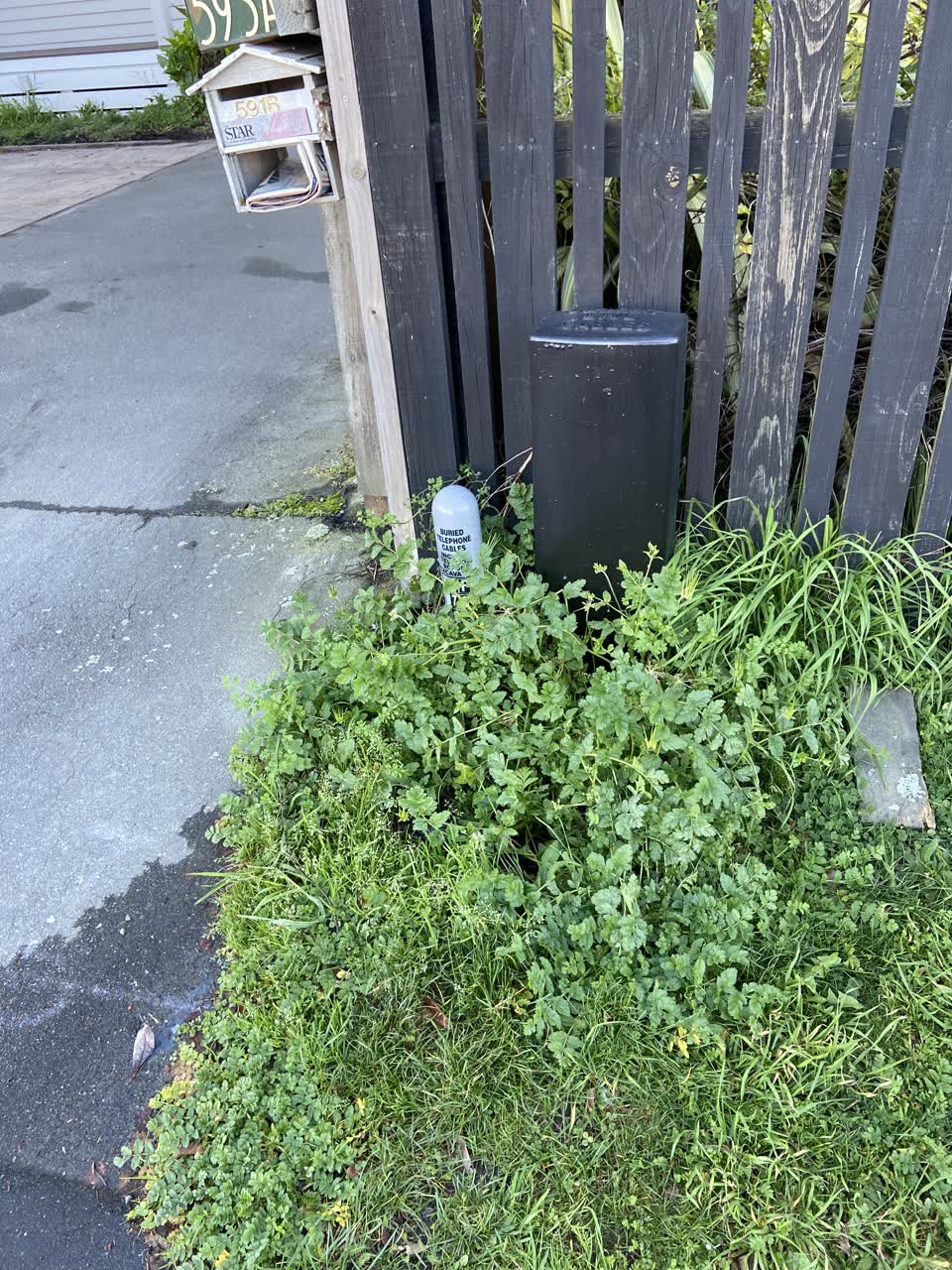 The photograph attached to this water leak report