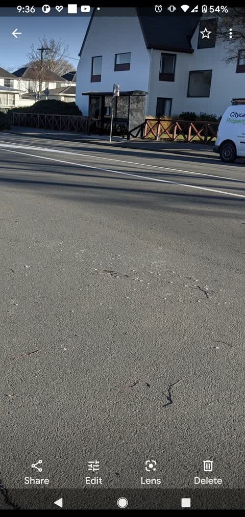 Roading/Streets, a report photo
