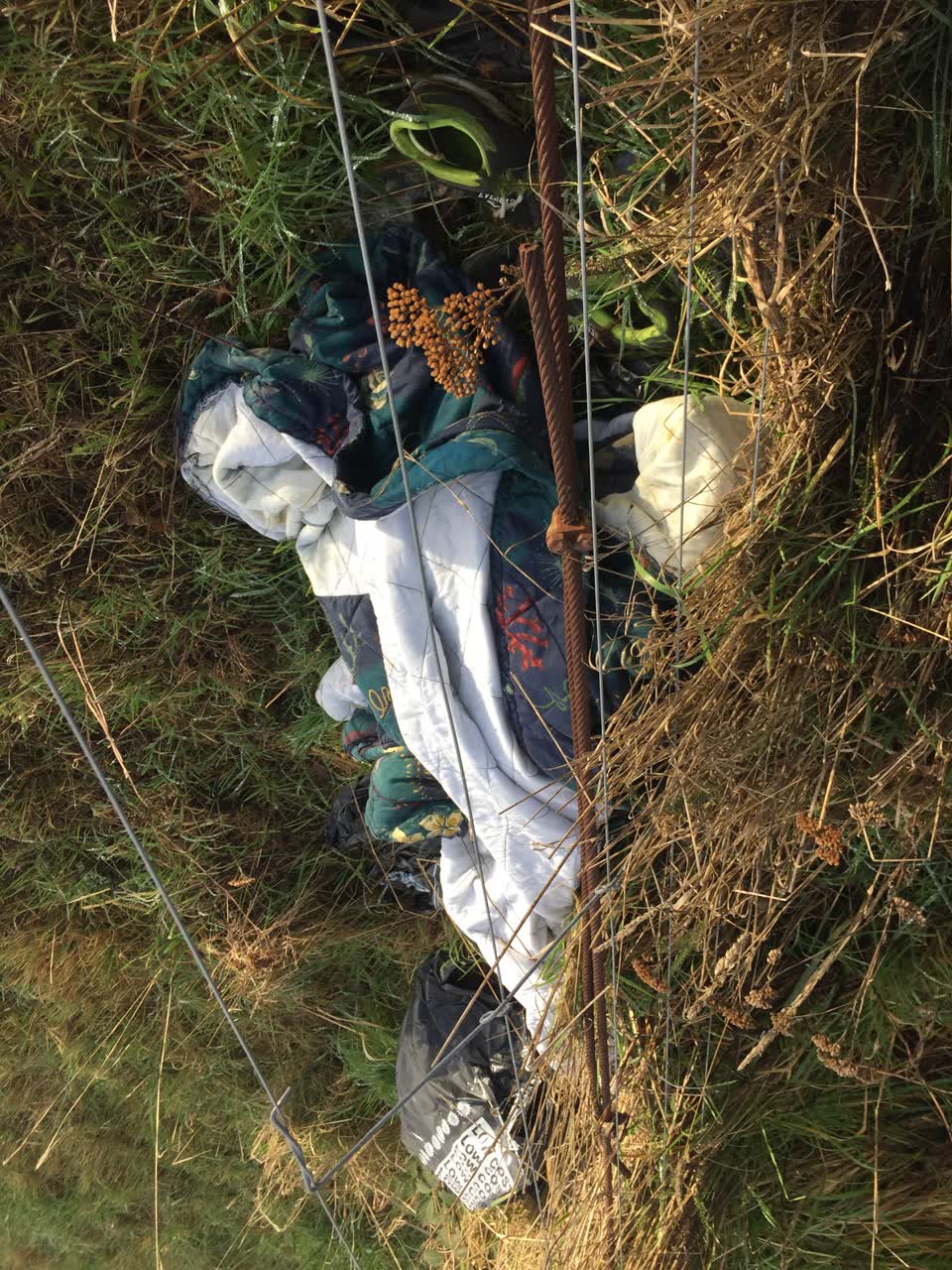 The photograph attached to this rubbish/recycling report
