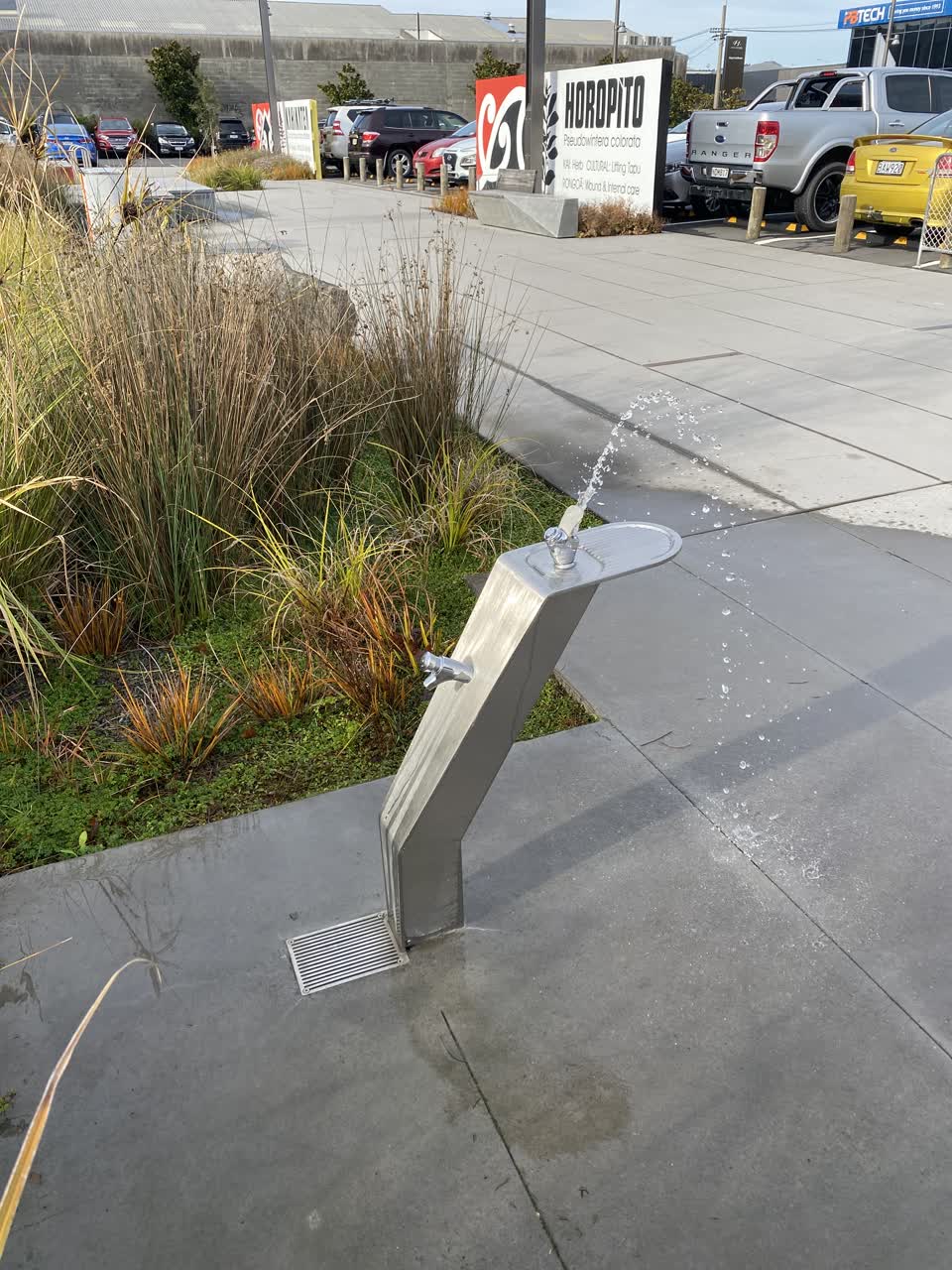 The photograph attached to this water leak report