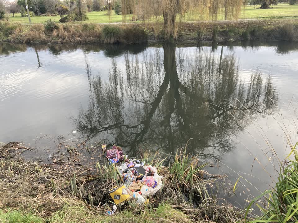 The photograph attached to this rubbish/recycling report