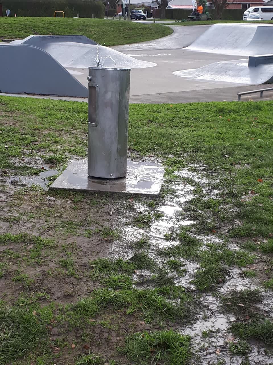 The photograph attached to this parks report