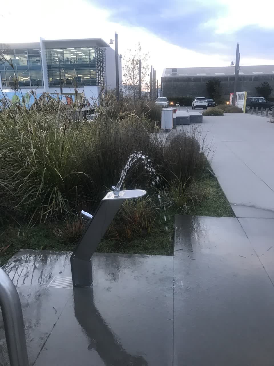 The photograph attached to this water leak report