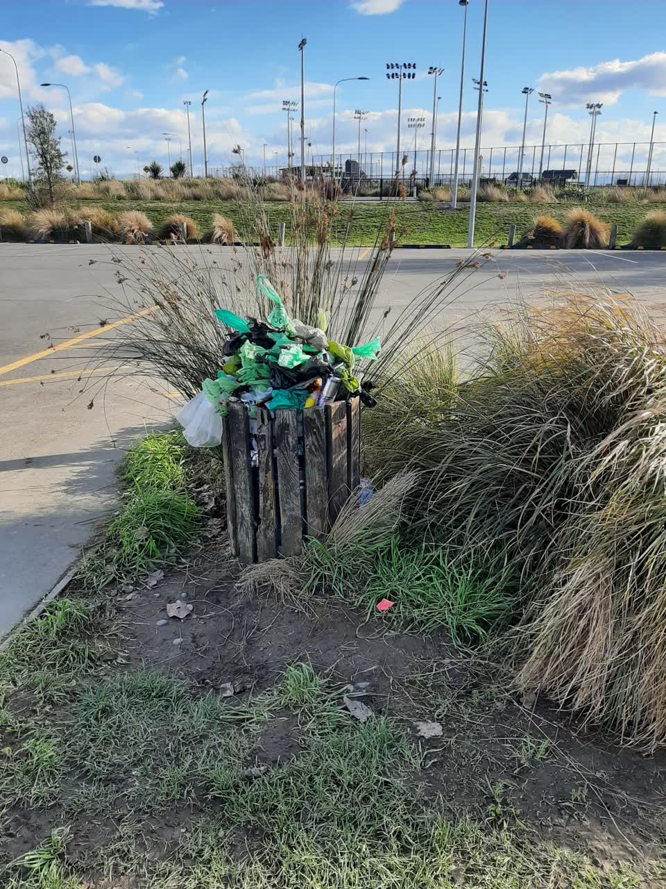 The photograph attached to this parks report