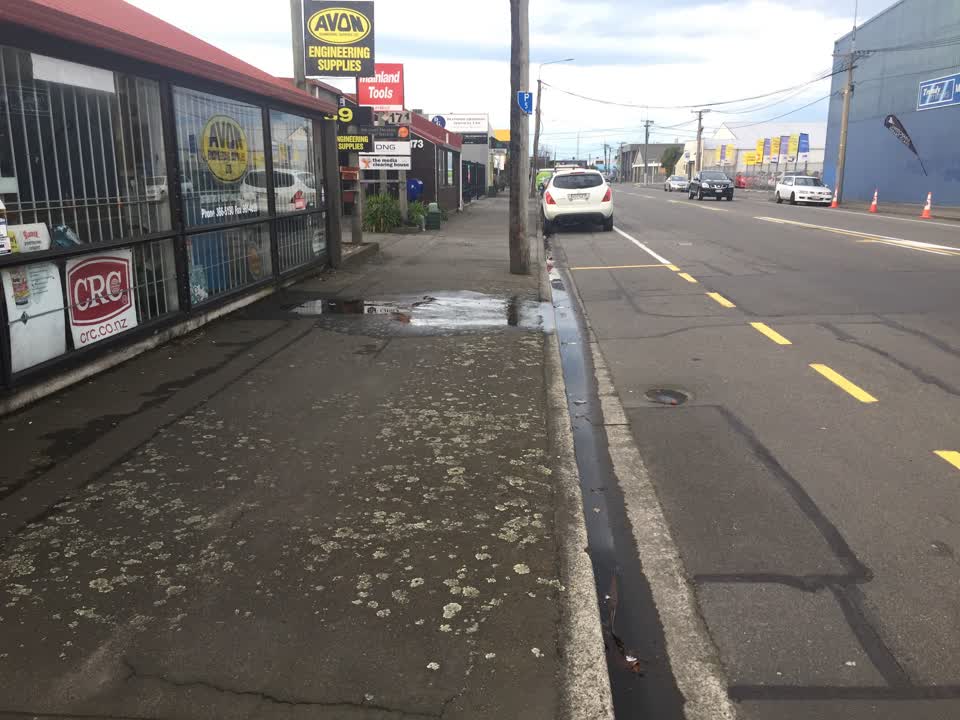 The photograph attached to this water leak report