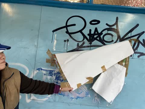 Graffiti, a report photo