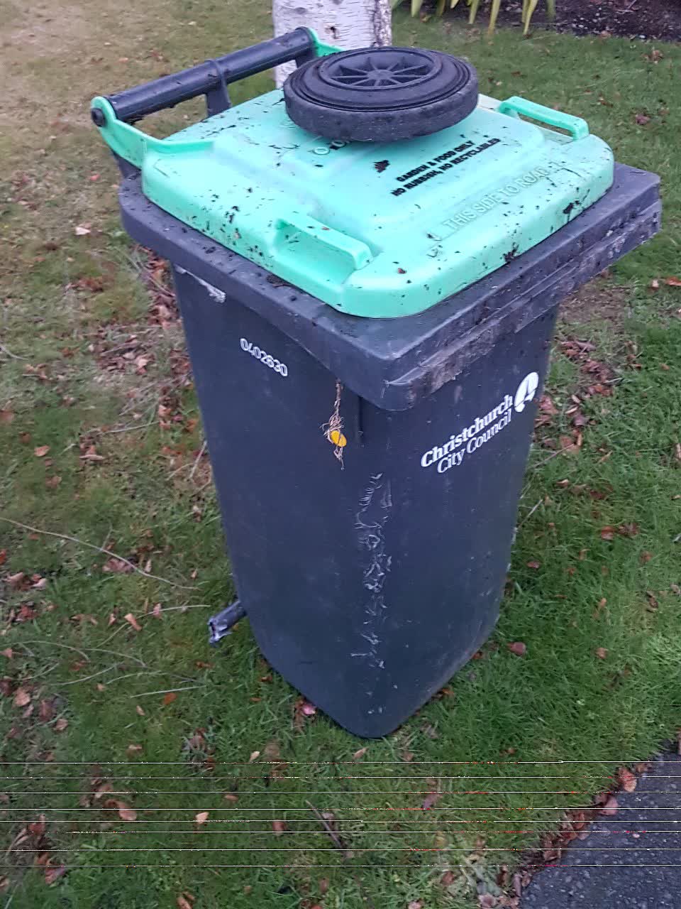 The photograph attached to this rubbish/recycling report