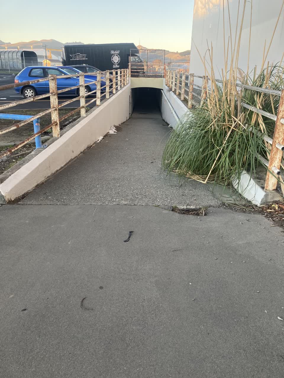 The photograph attached to this flooding report