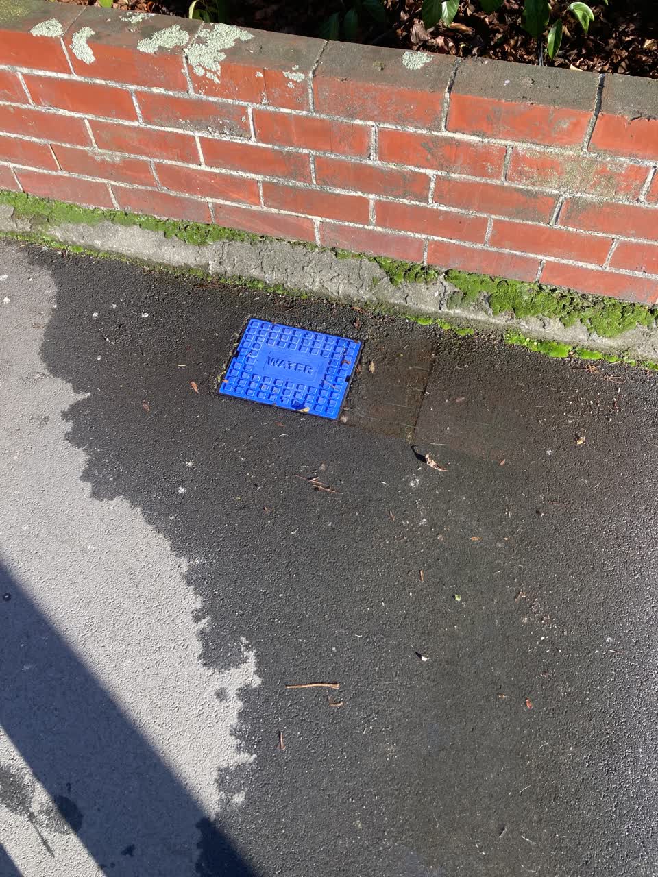 The photograph attached to this water leak report