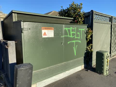 Graffiti, a report photo