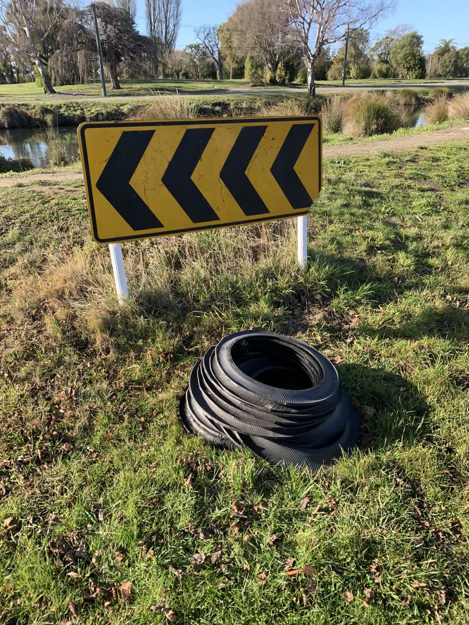 The photograph attached to this rubbish/recycling report