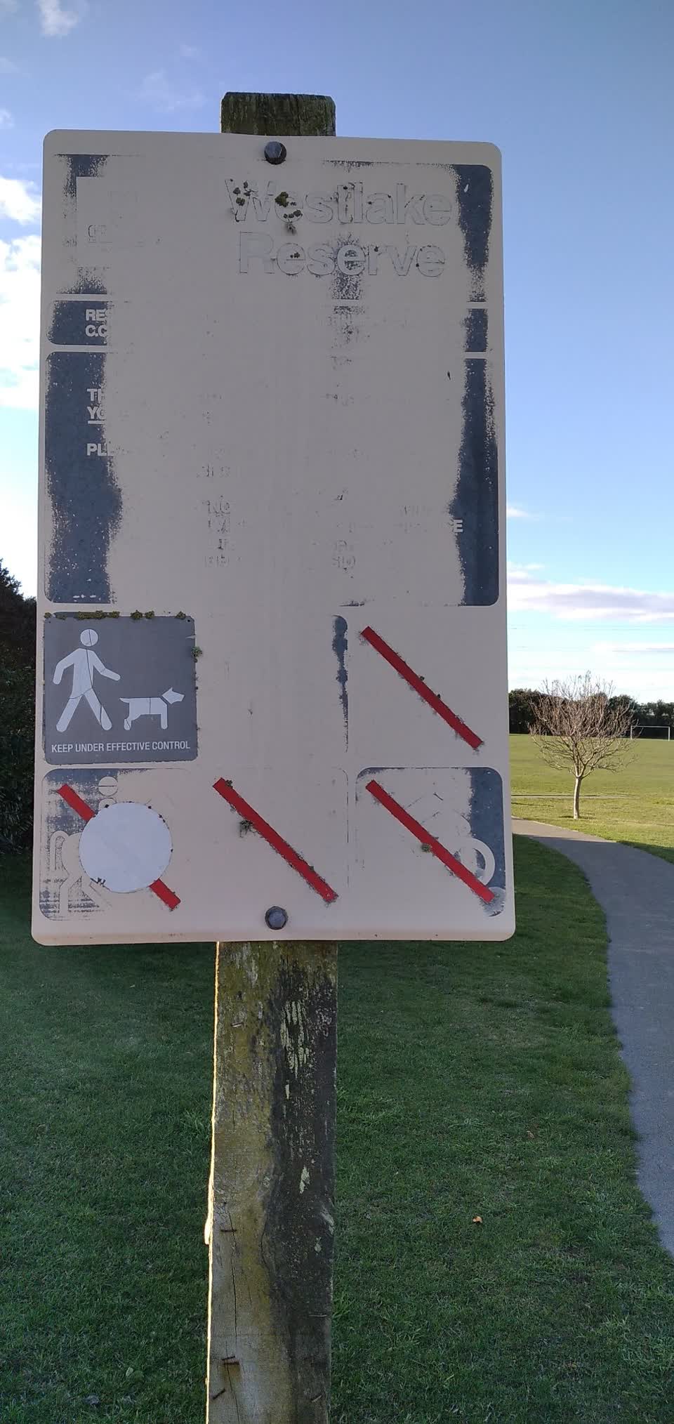 The photograph attached to this parks report