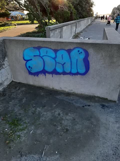 Graffiti, a report photo